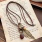 Vintage Boho Veren Hanger Ketting