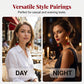 Franse Vintage Rode Roos Hangoorbellen