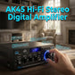 🔊 Digitale Stereo-Versterker met Bluetooth & USB – 2-kanaals, compact & krachtig, ideaal voor thuisbioscoop, muziek & karaoke 🎵