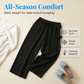 Dames Elastische Taille Katoenen Loungewear Broek