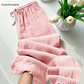 Dames Elastische Taille Katoenen Loungewear Broek