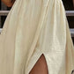 Dames Zomer Sexy V-Hals Maxi Jurk