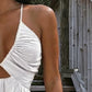 Dames Zomer Sexy V-Hals Maxi Jurk