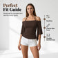 Off-the-shoulder haltertop voor dames