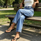 Dames Rekbare Klassieke Denim Jeans