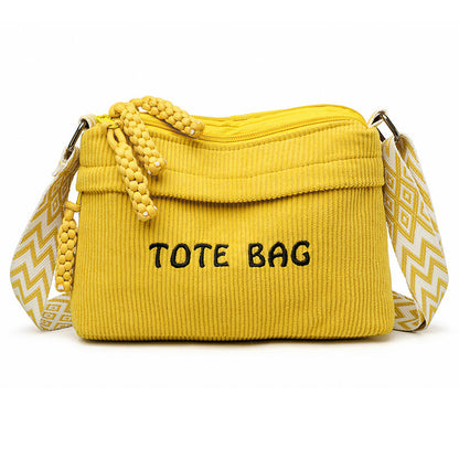 Dames Vintage Grote Capaciteit Crossbody Tas