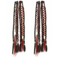 Maillard Stijl Voorgevlochten Haarextensions