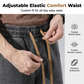 🩳 Lichte denimshort voor heren voor de zomer – losse pasvorm, elastische tailleband, diepe zakken 🌊