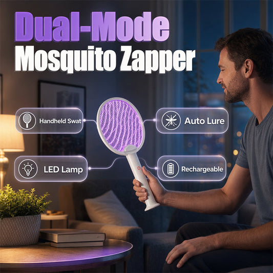 2-in-1 Oplaadbare Elektrische Vliegenmepper
