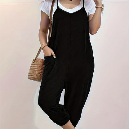 Dames Spaghettibandjes Overall Jumpsuit