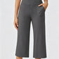 Dames Casual Wijde Pijp Cropped Broek