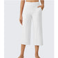 Dames Casual Wijde Pijp Cropped Broek