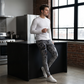 Heren Slim Fit Gescheurde Jeans Stretch Versleten Denim Broek