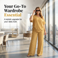 Women’s Striped 2-Piece Set Top & Wide Leg Pants