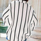 Dames Oversized Gestreept Knoopjesoverhemd