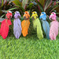 12 Stuks Kunstmatige Geveerde Vogels met Clips