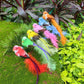 12 Stuks Kunstmatige Geveerde Vogels met Clips