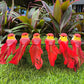 12 Stuks Kunstmatige Geveerde Vogels met Clips