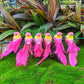12 Stuks Kunstmatige Geveerde Vogels met Clips