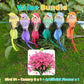 12 Stuks Kunstmatige Geveerde Vogels met Clips