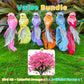 12 Stuks Kunstmatige Geveerde Vogels met Clips