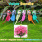 12 Stuks Kunstmatige Geveerde Vogels met Clips