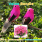 12 Stuks Kunstmatige Geveerde Vogels met Clips