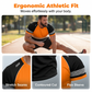 Heren Fluorescerend Colorblock Sportshirt Buiten Veiligheids T-shirt