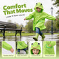 Waterdichte regenponcho voor kinderen met capuchon
