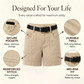 Dames Casual Stretch Shorts met Utility Zakken