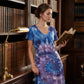Dames Casual V-hals Maxi Jurk