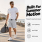 Heren Sneldrogende Sportshorts met Ritszakken