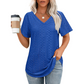 Dames Flatterende V-hals T-shirt