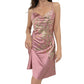 Dames Mouwloze Slaap Slip Jurk