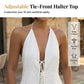 Sexy Rugvrije Halter Top en Shorts Set