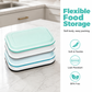 Draagbare Voedselveilige Siliconen Lunchbox