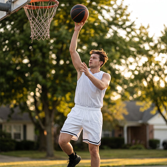 Heren Sneldrogende Sportshorts met Trekkoord