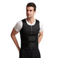 💥【BEPERKTE TIJD 50% KORTING】🔥 Heren Shapewear Riem | Dubbele Klittenband | 4 Stalen Beugels | Polyester | Zwart | Taillevorming