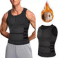 💥【BEPERKTE TIJD 50% KORTING】🔥 Heren Shapewear Riem | Dubbele Klittenband | 4 Stalen Beugels | Polyester | Zwart | Taillevorming