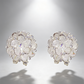 Elegante Fonkelende Bloemen Oorknopjes
