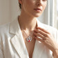 Infinity Heart Cross-ketting met vleugelhanger