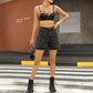 Dames Klassieke Effen Hoge Taille Shorts