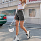 Dames Klassieke Effen Hoge Taille Shorts