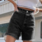 Dames Klassieke Effen Hoge Taille Shorts