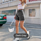 Dames Klassieke Effen Hoge Taille Shorts