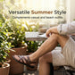 🌊 Heren Romeinse stijl sandalen – zachte zool zomer casual strandwandelschoenen