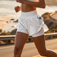 Dames Sportieve Yoga Shorts Dubbele Laag Gymshorts