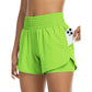 Dames Sportieve Yoga Shorts Dubbele Laag Gymshorts