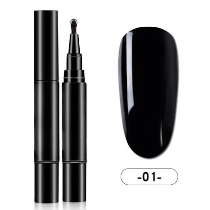 💅 3-in-1 Gel Nail Pen | Base + Kleur + Top Coat in één | UV/LED-uithardend | Reisvriendelijk & knoei-vrij | Hoogglans finish | Must-have voor DIY-nagelkunst