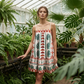 Dames Zomerjurk met Print en Spaghettibandjes